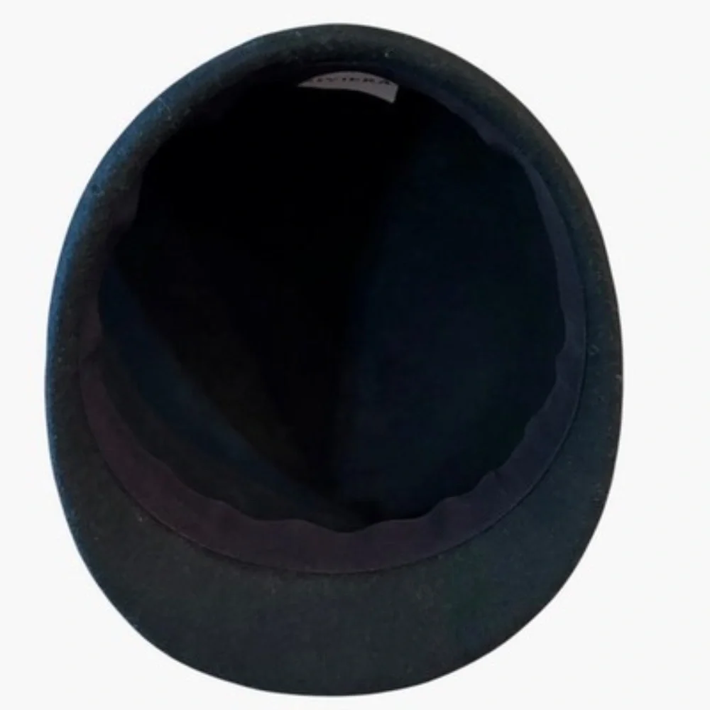 Riviera Womens Church Hat Black Wool One Size Fits All Hat‎